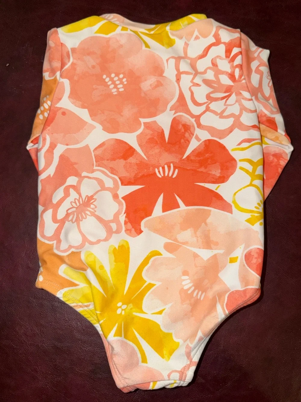 Carter's Long-Sleeve Floral Swimsuit